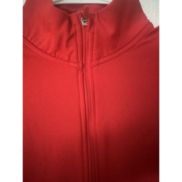 Nike Womens 3/4 Zip Red Track Jacket‎ Size Large - Picture 3 of 7
